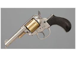 Engraved Colt Sheriff's Model 1877 Lightning Revolver