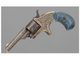 Engraved Colt Open Top Pocket Revolver