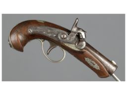 Engraved Deringer Philadelphia Percussion Pocket Pistol