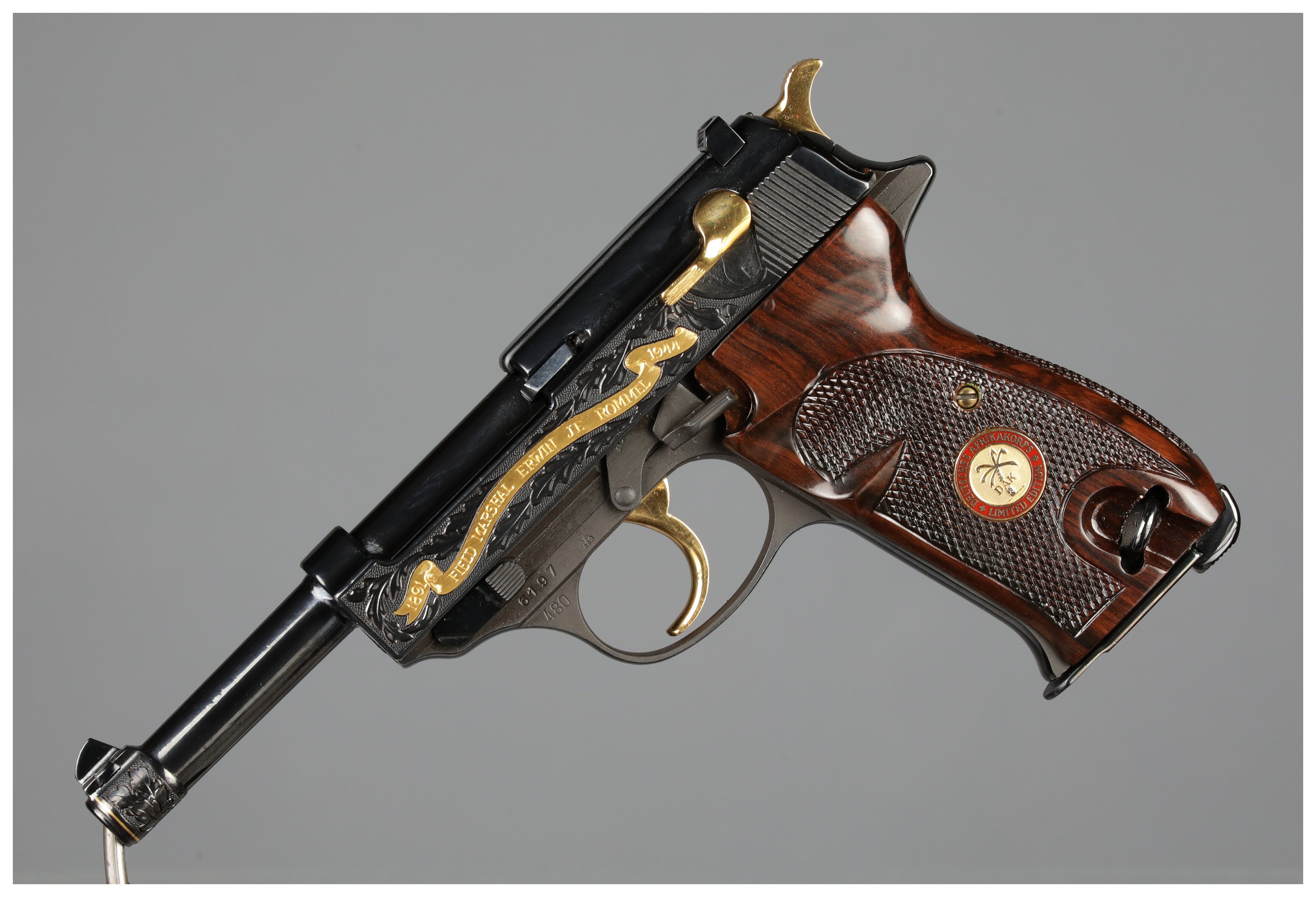 1939~45’s★ ドイツ帝国陸軍 ★ Walther P-38 ★ペンダント German Walther P-38 Semi-Automatic Pistol | Rock Island Auction
