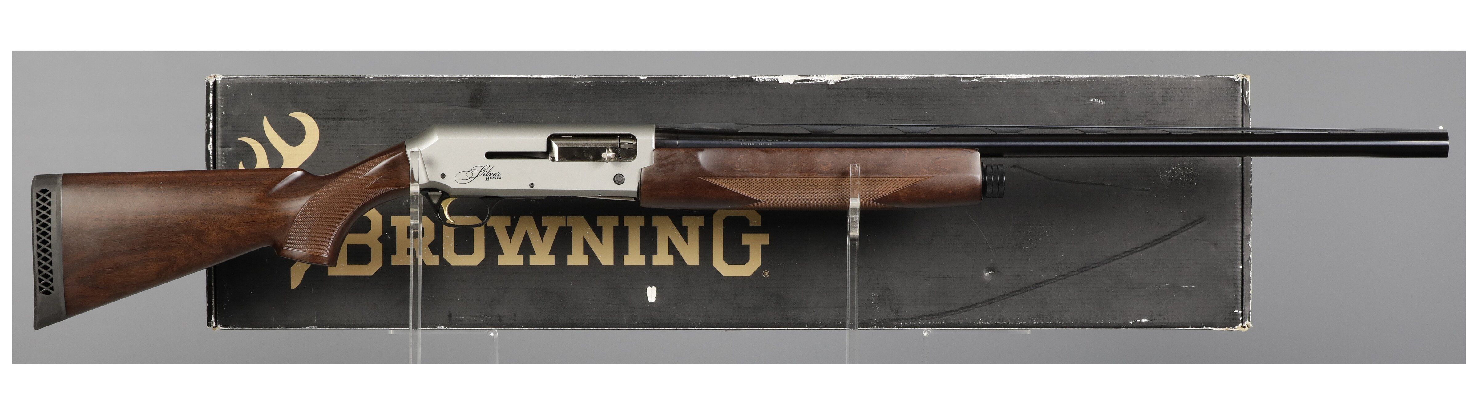 Browning Silver Hunter Semi-Automatic Shotgun with Box | Rock Island ...