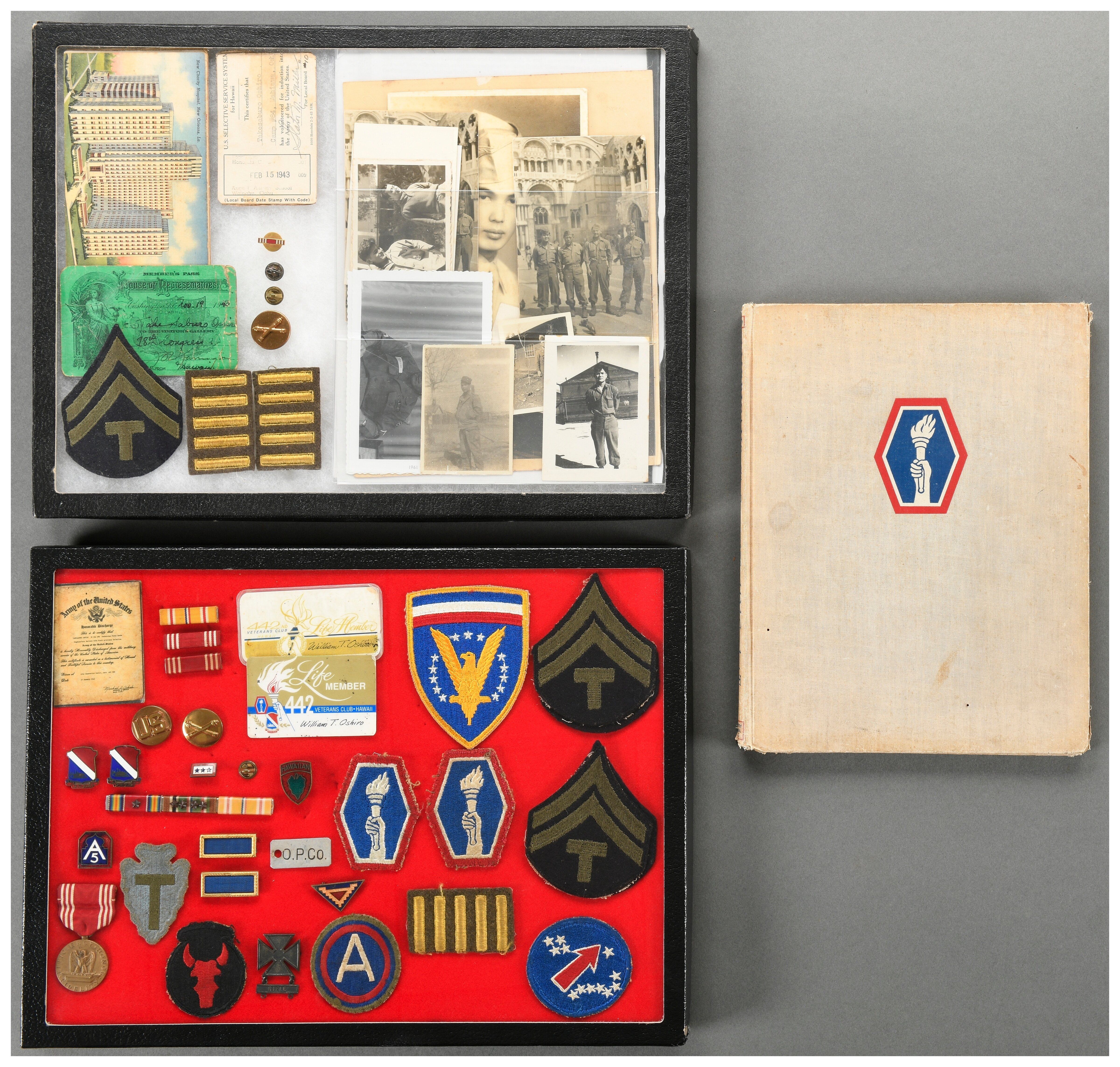 Items from a Soldier of the 442nd Regimental Combat Team | Rock Island ...