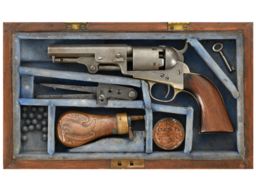 Colt Model 1849 Pocket Percussion Revolver with Case