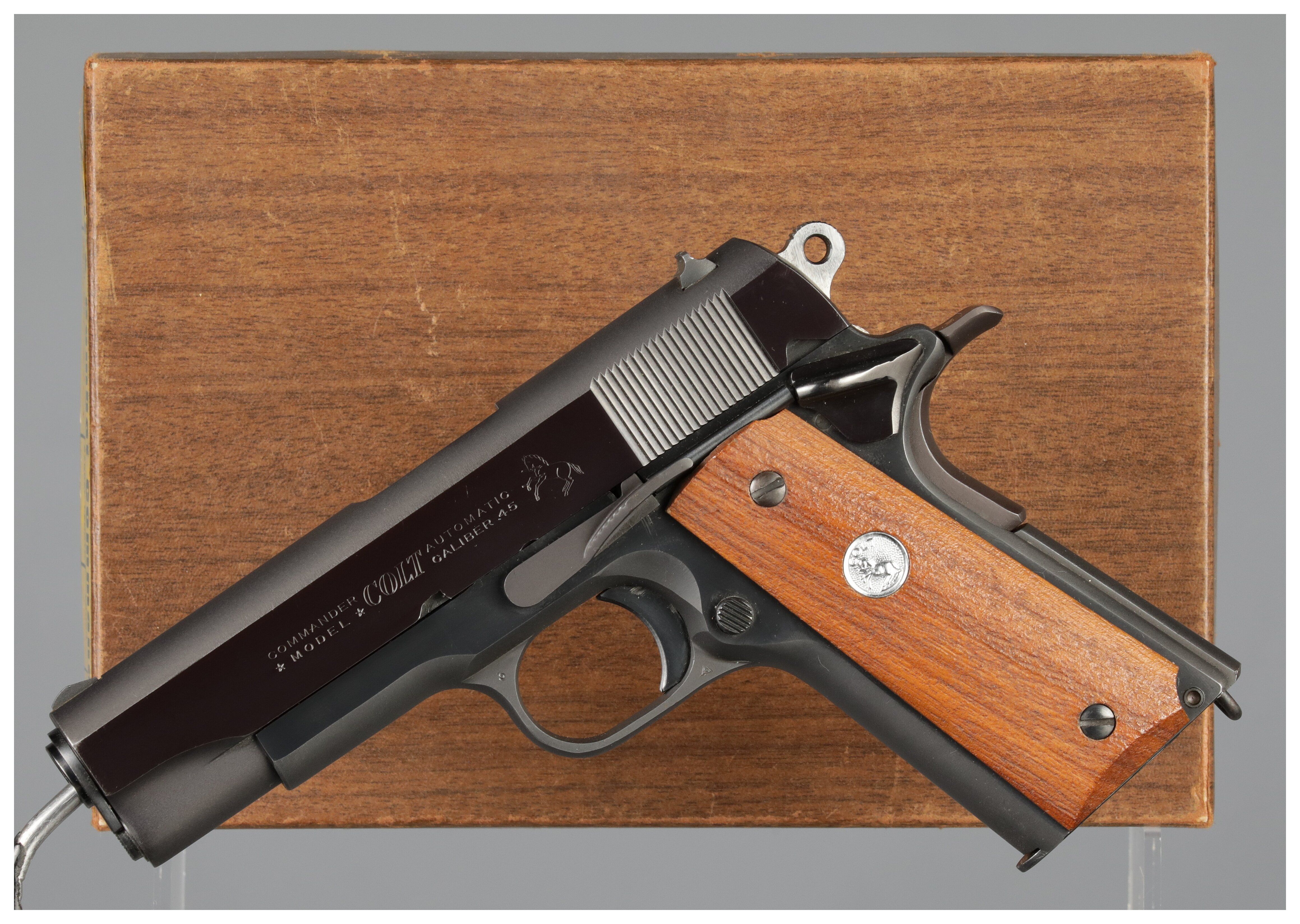 Colt Combat Commander Model Semi-Automatic Pistol with Box | Rock