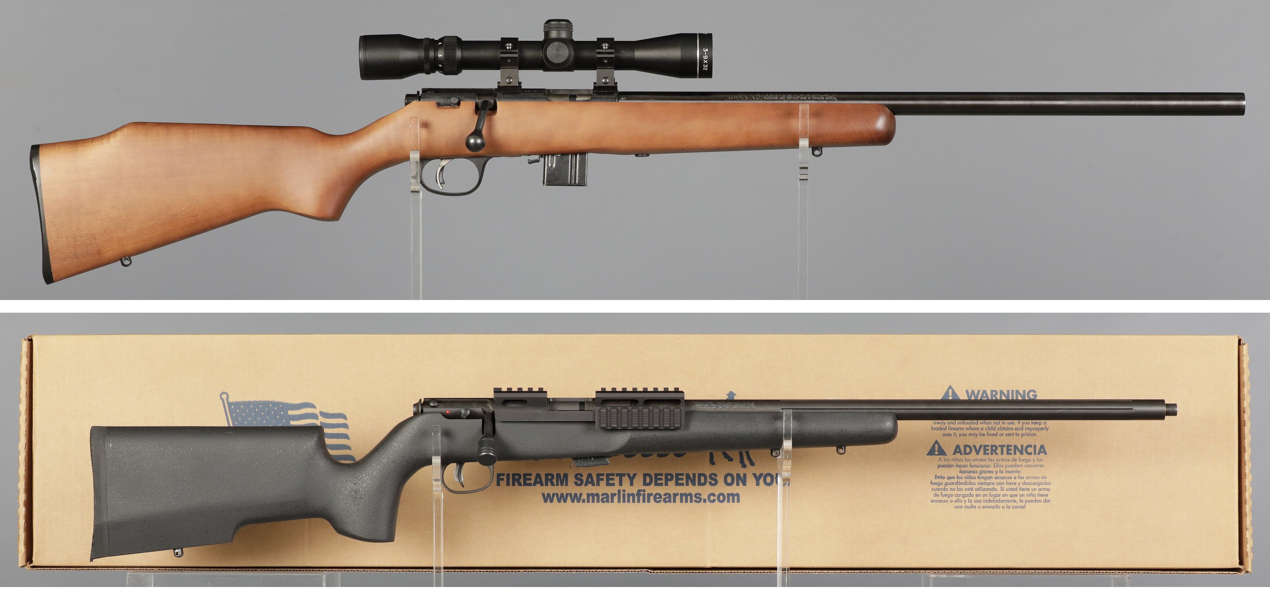 Two American Bolt Action Rimfire Rifles | Rock Island Auction