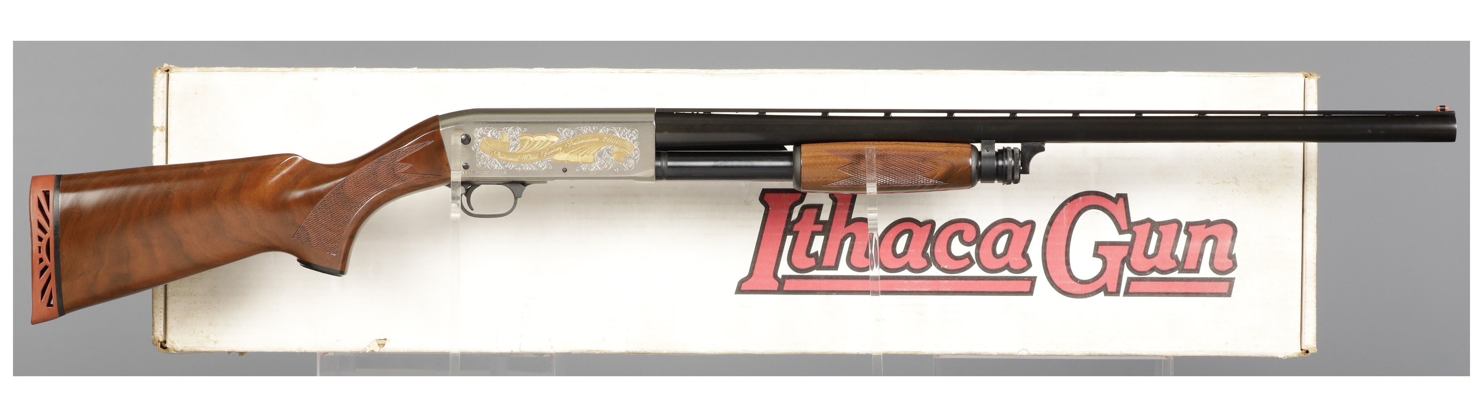 Engraved Ithaca Model 37 National Wild Turkey Federation Shotgun | Rock ...