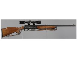 Engraved Remington Model 7400 Semi-Automatic Rifle with Scope