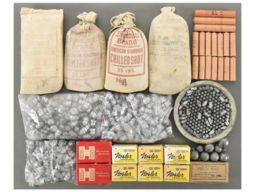 Group of Various Caliber Lead Bullets and Chilled Shot