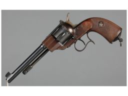 European Lefaucheux Pattern Single Action Rimfire Revolver