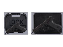 Two Glock 22 Gen 2 Semi-Automatic Pistols with Cases