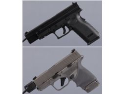 Two Springfield Semi-Automatic Pistols