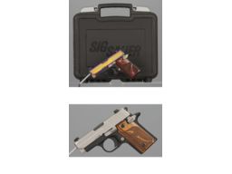 Two Sig Sauer P238 Semi-Automatic Pistols 