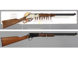 Two Henry Repeating Arms Rimfire Rifles