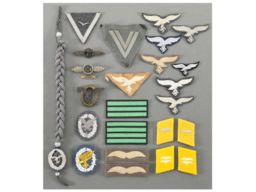 Group of World War II Luftwaffe Uniform Items