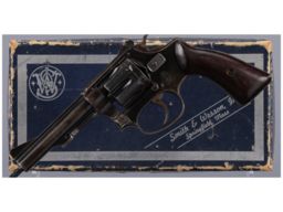 Smith & Wesson Model 34-1 Double Action Revolver with Box