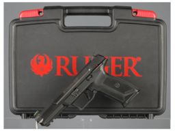 Ruger Model 57 Semi-Automatic Pistol With Case