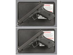 Two Cased Long Slide Glock Semi-Automatic Pistols