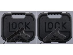 Two Glock Semi-Automatic Pistols with Cases