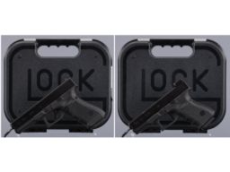 Two Glock Semi-Automatic Pistols with Cases
