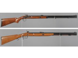 Two Thompson Center Arms Percussion Rifles