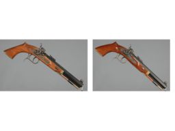 Two Thompson Center Arms Target Percussion Pistols 