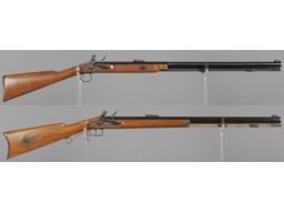 Two Thompson Center Arms Flintlock Rifles