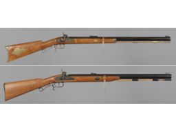 Two Thompson Center Arms Percussion Rifles