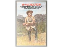 Framed Winchester Buffalo Bill Advertising Poster