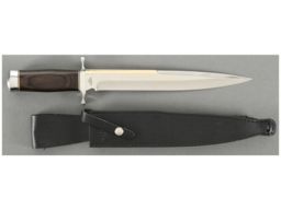 Hibben Knives GH5019 Old West Toothpick Bowie Knife with Sheath