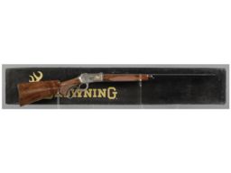 Engraved and Gold Inlaid Browning Model 65 High Grade Rifle