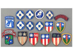 Group of China-Burma-India and Special Forces Unit Patches