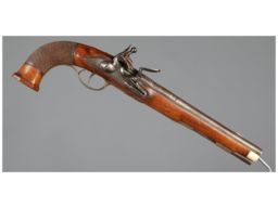 Lazarino Marked Flintlock Pistol