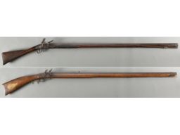 Two Flintlock Long Guns