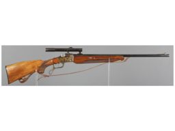 German Single Shot Rifle with Scope