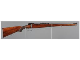 Engraved Mich. Pegam Model 98 Mannlicher Stocked Rifle