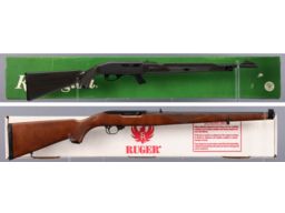 Two American Rimfire Semi-Automatic Long Guns with Boxes
