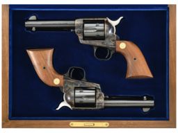 Consecutive Pair of Colt Single Action Army Revolvers