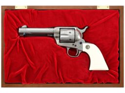 Engraved Colt 3rd Generation Single Action Army with Ivory Grips