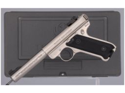 Ruger Mark II Target Semi-Automatic Pistol with Case