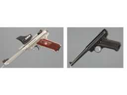 Two Ruger Mark Series Semi-Automatic Pistols