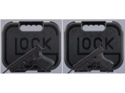 Two Glock Semi-Automatic Pistols with Cases