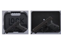 Two Glock Gen 3 Semi-Automatic Pistols with Cases