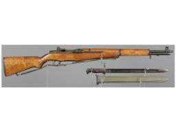 U.S. Springfield Armory M1 Garand Rifle with Bayonet