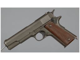 Pre-WWI U.S. Colt Model 1911 Semi-Automatic Pistol with Holster