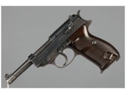 WWII Spreewerke "cyq" Code P.38 Pistol with Capture Papers