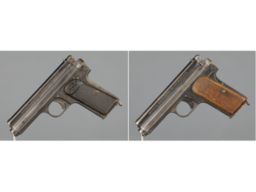 Two Austro-Hungarian Frommer Stop Semi-Automatic Pistols