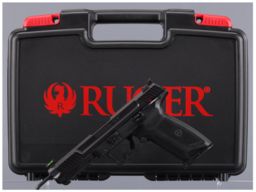 Ruger Model 57 Semi-Automatic Pistol with Case