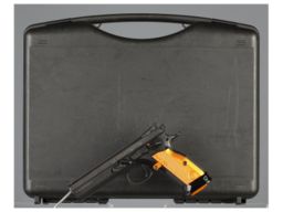 CZ 75 Tactical Sports Orange Semi-Automatic Pistol with Case