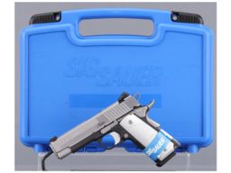 Sig Arms Custom Shop Model 1911 GSR Platinum Carry with Case    