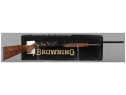 Engraved and Gold Inlaid Browning Model 42 High Grade Shotgun